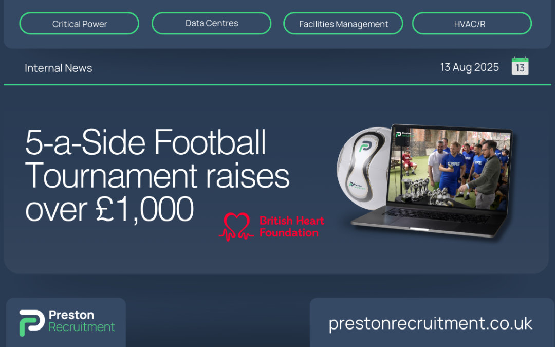 Charity 5-a-Side Football Tournament raises over £1,000 for the British Heart Foundation